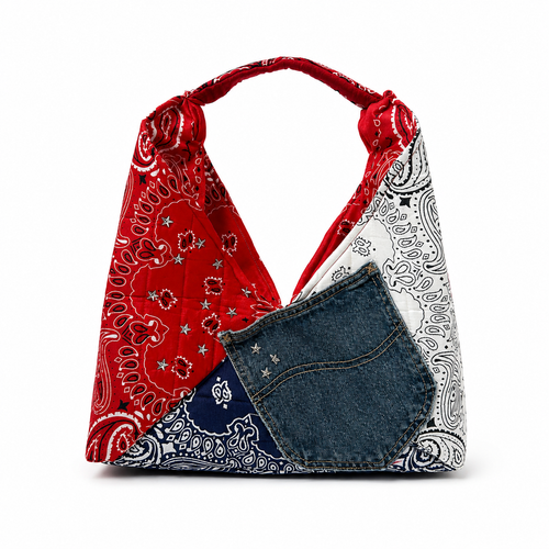 Americana Bon Temps Bandana Tote Bag