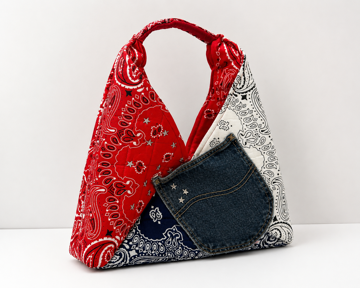 Americana Bon Temps Bandana Tote Bag