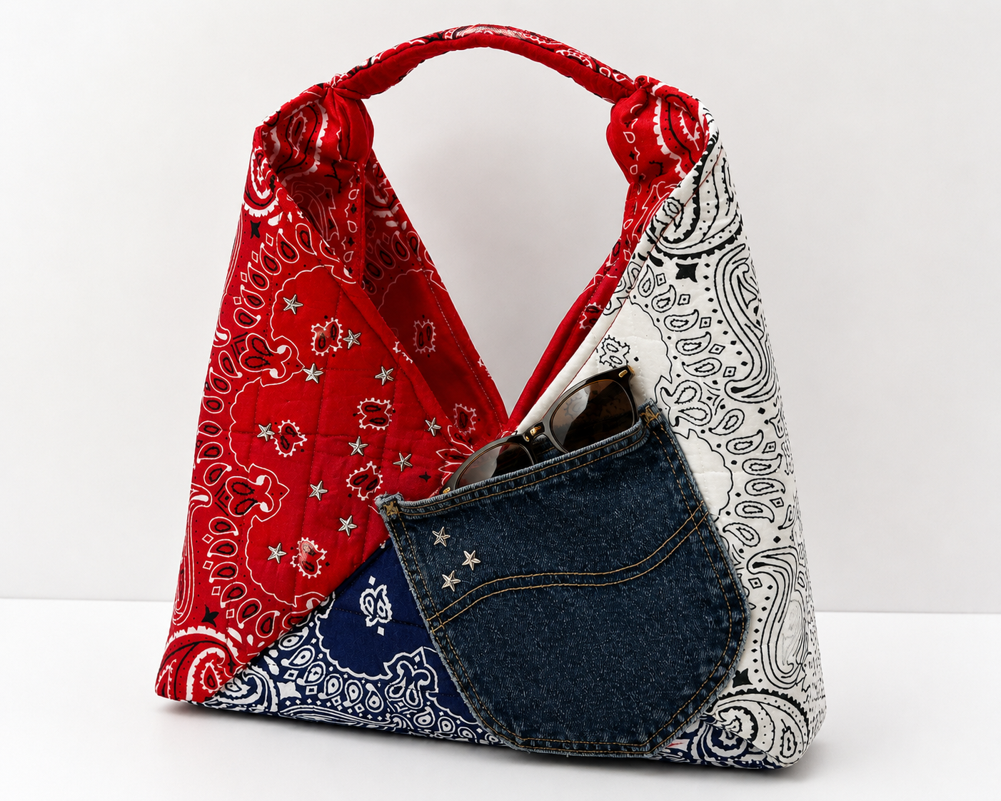 Americana Bon Temps Bandana Tote Bag