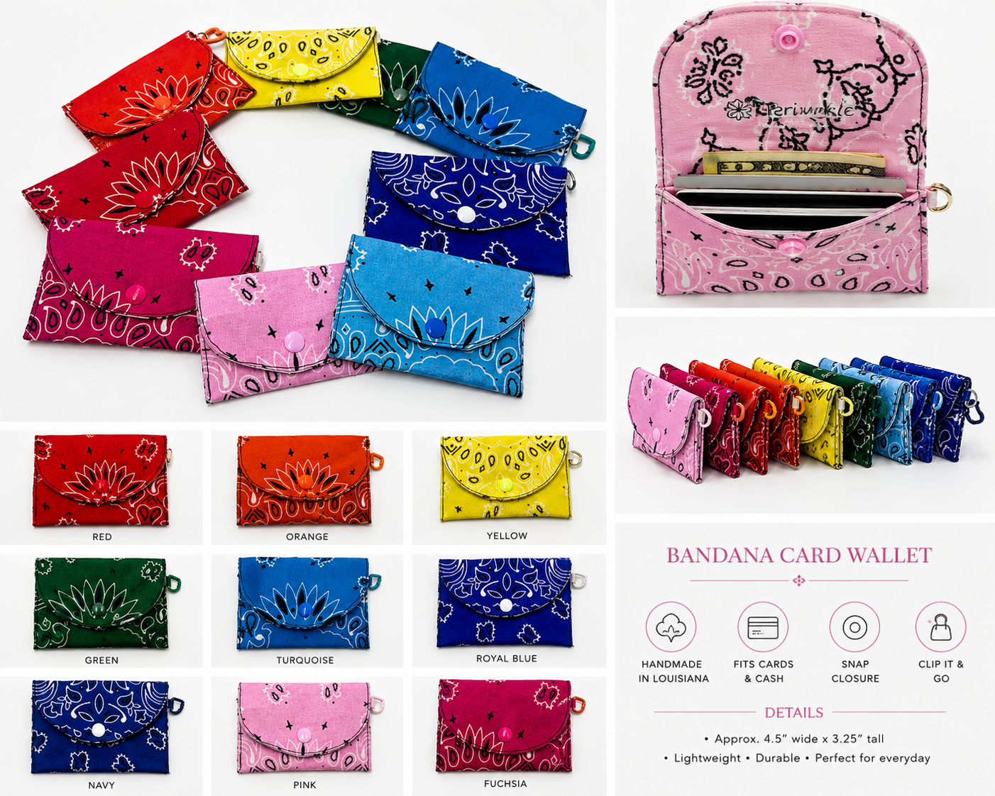Bandanas & Bon Temps™ Mini Card Holder