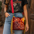 Bon Temps Fringe Crossbody Bag – Fire Paisley