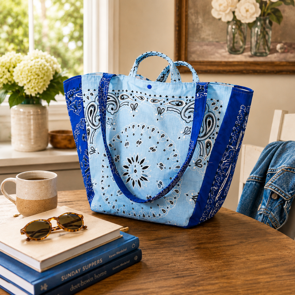 Coastal Bon Temps Oversized Tote Bag