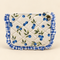 Blueberry Hill ruffle crossbody bag handmade by Periwinkle